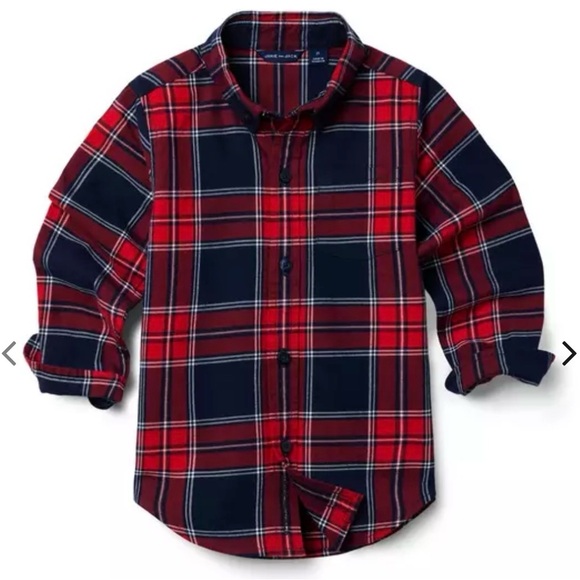 Janie and Jack Other - Janie and Jack Tartan Flannel Shirt Size 7